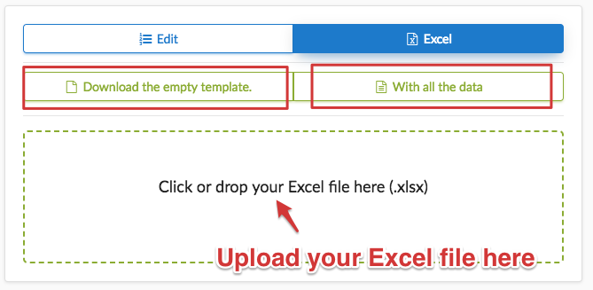 How to import an Excel file