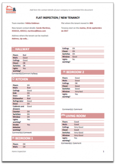 Inspection Checklist Report Generated