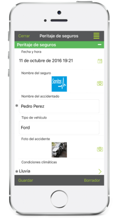 informe peritaje de seguros